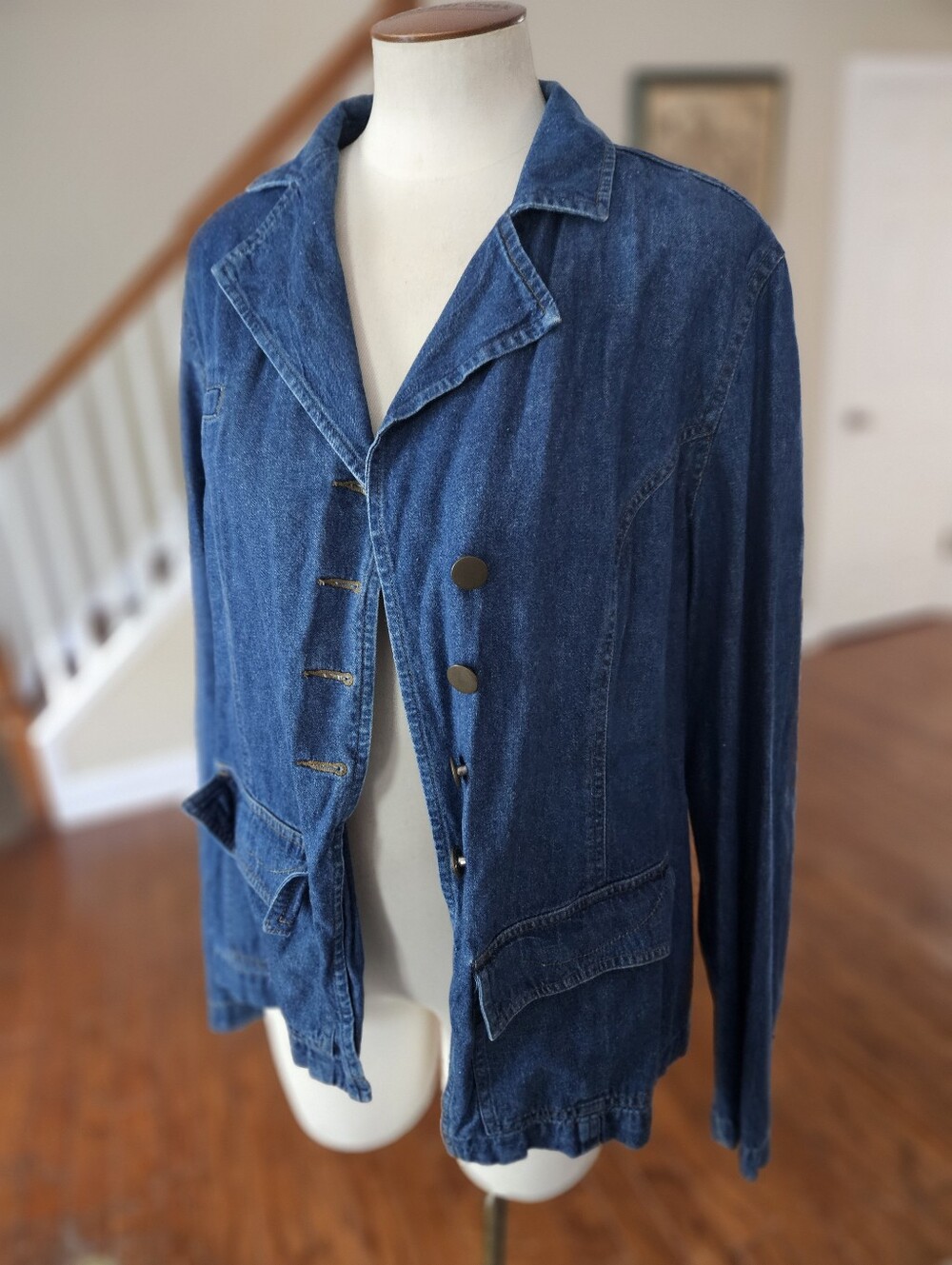 VTG 90s Forenza Denim Jean Jacket Size 14